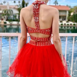 Two piece cocktail dress